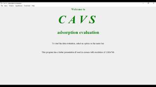 C A V S Adsorption Evaluation  Introduction [upl. by Magnusson589]