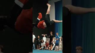 4 Back Flips OFF ONE FOOT [upl. by Ijok]