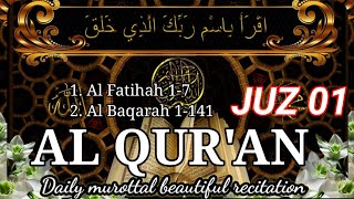 MUROTTAL ALQURAN MERDU  AL QURAN JUZ 1 SAMPAI 30  Juz 1 [upl. by Artemus]