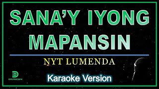 Nyt Lumenda  Sanay Iyong Mapansin karaoke version [upl. by Carmencita]