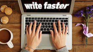 MUSIC TO WRITE FASTER amp BETTER ✏️  Click play relax and get those creative juices flowing [upl. by Lekkim]