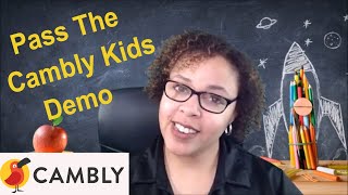 How To Pass The Cambly Kids Demo Lesson  Applying to Cambly [upl. by Redep]