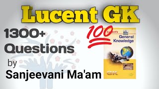 Lucent GK 1300 questions for all Government Exams full book explained Pdf [upl. by Nylorak]