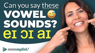 Pronunciation Practice 👄 Difficult Vowel Sounds DIPHTHONGS [upl. by Sessler]