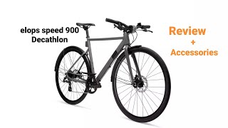 REVIEW  CITY BIKE ELOPS SPEED 900 GRAY XL  DECATHLON CITY BIKE [upl. by Ynaffets]