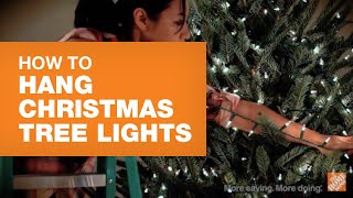 How to Hang Christmas Tree Lights [upl. by Calypso]