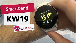 Przedstawienie i Instrukcja obsługi  Smartband KW19 [upl. by Gilberta]