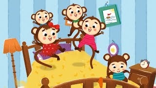 Five Little Monkeys  Nursery Rhyme For Kids  The Little Engine Rhymes [upl. by Maloy]