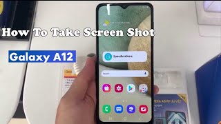 How to take screen shot on Samsung Galaxy A12 [upl. by Fransisco]