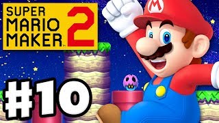 Super Mario Maker 2  Gameplay Walkthrough Part 10  Dodging Rotten Mushrooms Nintendo Switch [upl. by Anuahsal]