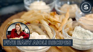 5 Simple Aioli Sauce Recipes [upl. by Anisor]