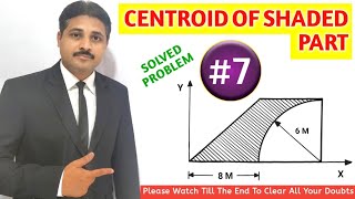 CENTROID SOLVED PROBLEM 7 IN ENGINEERING MECHANICS TIKLESACADEMYOFMATHS [upl. by Langer436]