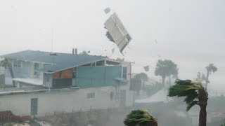 Extreme 4K Video of Category 5 Hurricane Michael [upl. by Modla]