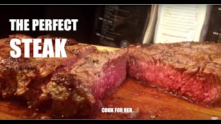 HOW TO COOK THE PERFECT STEAK IN THE OVEN [upl. by Ahsiekal]