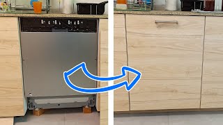 IKEA install Dishwasher Kitchen Door  porte lave vaisselle cuisine no ERSATTARE [upl. by Marlon]