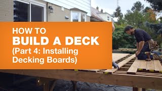 How to Install Decking Boards How to Build a Deck Part 45 [upl. by Valorie]