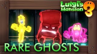 Luigis Mansion 3  All Rare Ghosts [upl. by Judy]