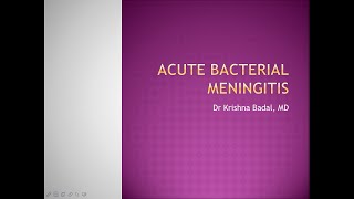 Acute pyogenic meningitis [upl. by Tega]