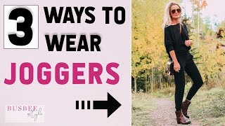 3 Easy Ways to Wear Jogging Pants or Joggers And Still Look Chic Over 40 [upl. by Waters31]