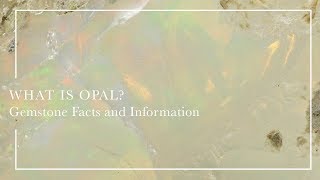 What Is Opal  Gemstone Facts and Information [upl. by Ecinerev]