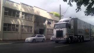 Launceston V8 Supercar transporter parade [upl. by Fran]