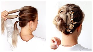 😍 EASY DIY Elegant Hairstyle 😍 Hairstyle Transformations [upl. by Shayn]