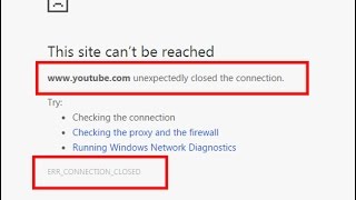 Fix ERRCONNECTIONCLOSEDunexpectedly closed the connection in Google chrome [upl. by Baum796]