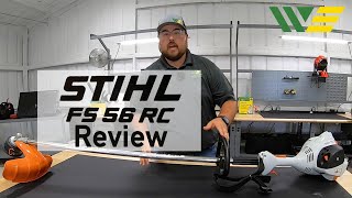 Stihl FS56RCE Gas Trimmer Review and Raw Demo [upl. by Einttirb]