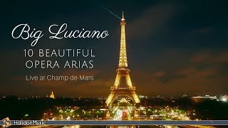 Luciano Pavarotti  10 Beautiful Opera Arias  Live Performance in Paris [upl. by Cocke2]