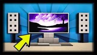 COMMENT FAIRE UNE TÉLÉVISION ULTRA RÉALISTE DANS MINECRAFT  TUTO BUILD [upl. by Sudderth]