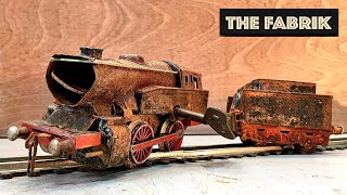 1945s abandoned train restoration  Antique rusty locomotive [upl. by Ahsimac]