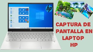 como hacer capturas de pantalla en laptop HP [upl. by Fabiolas]