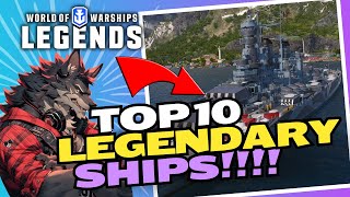 Best Legendary ships in WOWSLegends [upl. by Avlasor]