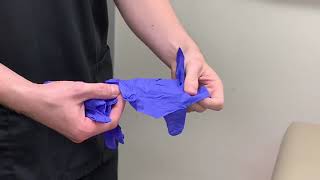 How to safely put on and take off gloves [upl. by Assed]