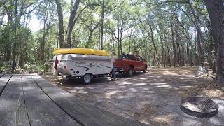 Rockwood Freedom 1640 LTD popup  Campsite Setup and Tour [upl. by Oirramed]