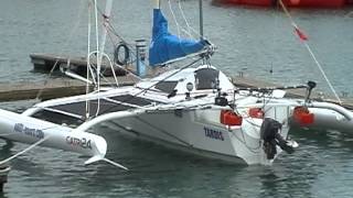 Sailing Hydrofoil CATRI 24 trimaran  Latvia to England [upl. by Thierry]