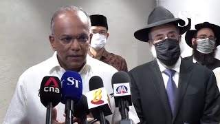 K Shanmugam on thwarted synagogue attack [upl. by Atiral]