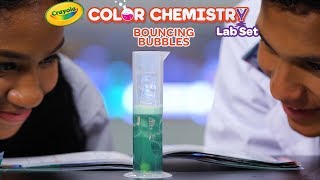 NEW Crayola Color Chemistry  Bouncing Bubbles  Crayola Product Demo [upl. by Grega]