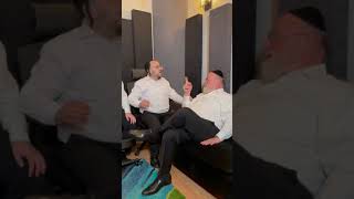 Michoel Schnitzler amp Lipa Schmeltzer in a serious conversation [upl. by Itsud]