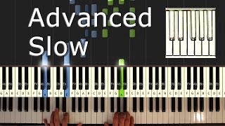 Bach  Prelude in C Major  Piano Tutorial Easy SLOW  Bach  How To Play synthesia [upl. by Lledrac864]