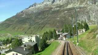 Glacier Express Pt 2  A wonderful journey through magnificent Swiss scenery [upl. by Wendell]