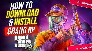 How To Download amp Install GTA 5 Grand RP  How To Start Playing GTA 5 Role Play Part  1 HINDI [upl. by Lesh77]