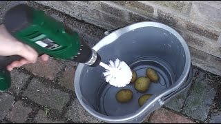 The fastest Way to peel potatoes [upl. by Irama]