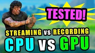 BEST SETTINGS  OBS  others  CPU vs GPU Video Encoding… [upl. by Afatsom767]