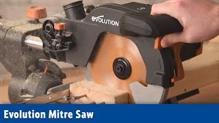 Evolution Mitre Saw  Screwfix [upl. by Dorehs]