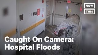 Norwood Massachusetts Hospital Floods  NowThis [upl. by Norean]