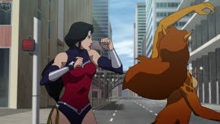 Wonder Woman vs Cheetah training  The Death of Superman [upl. by Nelad146]