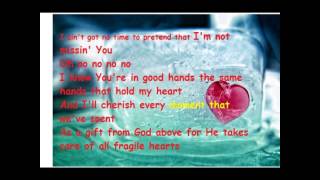 Yolanda Adams  Fragile Heart lyrics video [upl. by Lindbom471]