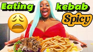 Spicy spicy KEBABmukbang [upl. by Emearg633]