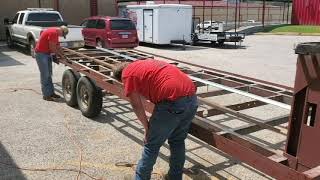 Harbor Freight Utility Trailer Build DIY utilitytrailer [upl. by Airal28]